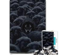 Puzzle Artistique Wolf in Sheep's Clothing pour Adultes, Format 300 PCS