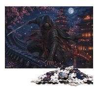 Puzzle Assassin Ninja Japonais en Bois 300 Pièces, Casse-tête Adulte
