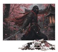 Puzzle Assassin Ninja Japonais en Bois 500 Pièces, Casse-tête Adulte