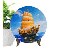 Puzzle Assiette Décorative | Avec Support De Présentation Ornement De Bureau 3D - Jeux De Puzzles Pour - Pour La Maison Le Salon La Cuisine Le Bureau À Poser Sur Une Table À Accrocher Au Mur Pour Un A