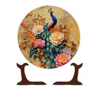 Puzzle Assiette Décorative,Décoration 3D Bureau avec Support de Présentoir | Puzzles pour Adultes | Pour La Maison Le Salon La Cuisine Le Bureau À Poser Sur Une Table À Accrocher Au Mur Pour Un Annive