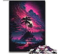 Puzzle AstroIsland avec Nuages tropicaux pour Adultes et Adolescents Ce Jouet de Divertissement Familial est idéal comme Cadeau pour Toute la Famille (70x100cm)