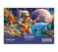 Puzzle Astronaut 1000 Pièces pour Adolescents Et Enfants - Difficile Puzzles Jeu De Patience en Famille 52x38cm/1000pcs
