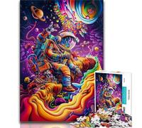 Puzzle Astronaut Dream 1000 pièces pour Adultes et Adolescents, stimule Le Cerveau, Jouets addictifs pour cultiver la Patience, adapté aux Couples (75x50cm)