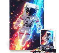 Puzzle Astronaute Dimension Adulte 1000 Pièces Mémoire Pouvoir Détente Apaisante Assemblage sans Couture Cadeau Parfait (38X26CM)
