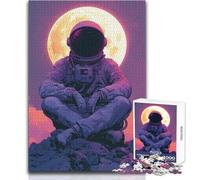 Puzzle Astronaute Frissons 1000 Pièces - Jeu de réflexion et d'intelligence pour Adultes - Cadeau Original et mémorable - Dimensions:38x26cm