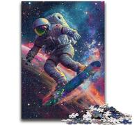 Puzzle Astronaute Surf 1000 pièces pour Ados, à partir de 14 Ans, Casse-tête, Jeux en Famille, Cadeaux de Noël et d'anniversaire 50x75cm