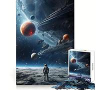 Puzzle astronomique Éclairs Nocturnes dans l'espace de 1000 pièces pour Adolescents Jeu de réflexion Relaxant, découpe soignée, Cadeau raffiné (50x75cm)