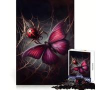 Puzzle Attaque d'araignée 1000 pièces pour Adultes, Jeu d'exercice Mental, Anti-Stress, Design élégant, Cadeau 38x26cm