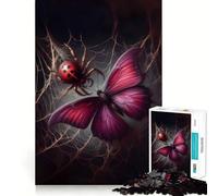 Puzzle Attaque d'araignée 1000 pièces pour Adultes, Jeu d'exercice Mental, Anti-Stress, Design élégant, Cadeau 38x26cm