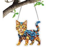 Puzzle Attrape- Décoration Chat Mignon À Faire Soi-Même - Attrape-Chat en Acrylique | pour Une Décoration Intérieure De La Maison, du Salon, De La Chambre Et sur Le Balcon en Été