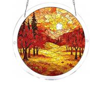 Puzzle Attrape- en Acrylique, 83 Pièces DIY Colorées Effet Vitrail Attrape- Fenêtre Puzzles Acryliques pour Décoration Intérieure Maison Dortoir Bureau Appartement