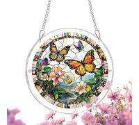 Puzzle Attrape-en Acrylique,Décorations De Fenêtre 2D en Acrylique - Puzzle Attrape-Oiseau Papillon Abeille,pour Femmes Maison Salon Chambre Balcon Jardin Porche Mur Porte