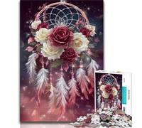 Puzzle Attrape-rêves 1000 pièces pour Adolescents avec pièces de Formes aléatoires entièrement emboîtables pour Les Enfants de 14 Ans et Plus 38x26cm