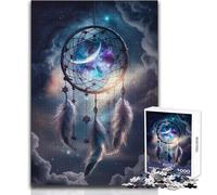 Puzzle Attrape-rêves Destiny 1000 pièces pour Adultes - Jeu et Apprentissage - Activité Intelligente - Cadeau Unique et touchant - Dimensions:38x26cm