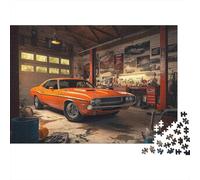 Puzzle Attrayant de Voitures de Sport, adapté aux Adultes et aux Enfants. Jeu créatif extrêmement Difficile et Stimulant à compléter. 300 pièces (40 x 28 cm).