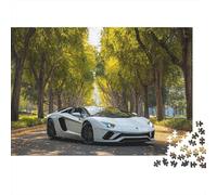 Puzzle Attrayant de Voitures de Sport, adapté aux Adultes et aux Enfants. Jeu créatif extrêmement Difficile et Stimulant à compléter. 500 pièces (52 x 38 cm).