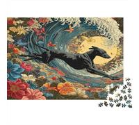 Puzzle Au cœur d'un Tourbillon de Papillons voletants pour Adultes,38x26cm/1000pcs,Jeu Éducatif,décoration De La Maison,