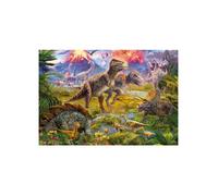 Puzzle Au Pays Des Dinosaures - 500 Pieces Educa - T-Rex triceratops - Stégosaure - Brachiosaurus - Collection