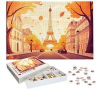 Puzzle Automne 6000 Pièces Adultes, Puzzle 6000 Pièces pour Adultes et Enfants à Partir de 14 Ans, Street View Puzzles Bois de Qualité Supérieure avec Une Boîte d'emballage Exquise, Cadeaux Noël H-232