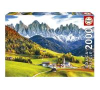 Educa Autumn In The Dolomites Puzzle 2000 Pieces Argenté