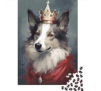 Puzzle avec 1000 Pièces avec Border Collie Dog Wonder, 38x26cm/1000pcs