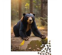 Puzzle avec 1000 Pièces avec Sun Bear Animals, 52x38cm/1000pcs