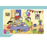 Puzzle avec Cadre 15 Pieces l'anniversaire de t'choupi - Set Puzzle Enfant avec Carte Animal - Dessin Anime