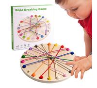 Puzzle avec corde tressée - Jeu d'interaction intelligent, jouet parent-enfant | Formation, favorise le dépannage, la coordination, la pensée créative, la folie