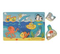 Puzzle Avec Images Cachées - Animaux Marins Bleu TU
