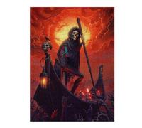 Puzzle avec Motif Ferryman of The Underworld pour Adultes, 500 PCS