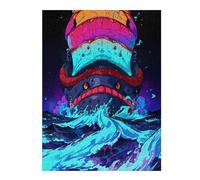 Puzzle avec Motif Galactic Sea Monsters pour Adultes, 500 PCS