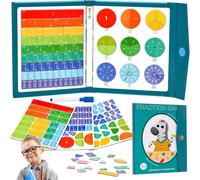 Puzzle Avec Une Fraction De Fraction, Magnétique, Pour Enfants, Matériau Magnétique, Calcul De Fraction, Calcul Montessori Pour Maternelle, École Primaire, Matériel D'Apprentis Mathématiques[Z1040]