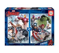 Puzzle - EDUCA - 2X500 MARVEL MANIA - Avengers - Adulte - Dessins animés et BD