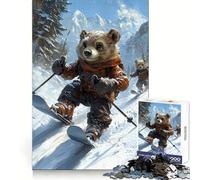 Puzzle Aventure Alpin 1000 Pièces pour Adolescents Stimule la mémoire Détente apaisante Bords Nets Cadeau Festif (50x75cm)