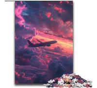 Puzzle Avion dans des Nuages néon 2000 pièces pour Adolescents, Un défi Difficile à Offrir à Toute la Famille (70x100cm)