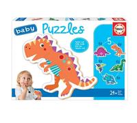 Educa Borrás Puzzles pour bébé Baby Puzzles 24 Mois Dinosaures