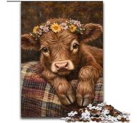 Puzzle Baby Yak 1000 pièces pour Adultes et Adolescents, à partir de 14 Ans, Jeux de réflexion en Famille, Cadeaux d'anniversaire de Noël (26x38cm)