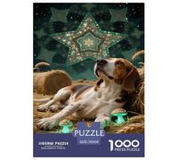 Puzzle BAigle Dog 1000 Pieces pour Adultes,Ciel étoilé Un Jeu De Dexérité Très Difficile Puzzle Jeu Éducatif avec des Défis 70x50cm/1000pcs