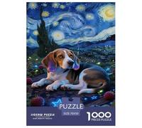 Puzzle BAigle Dog avec 1000 Pièces pour Adultes,Ciel étoilé Un Jeu De Dexérité Très Difficile Puzzle D'intelligence Éducatif 70x50cm/1000pcs