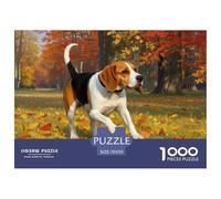 Puzzle BAigle Dog avec 1000 Pièces pour Adultes,Paysage d'automne Un Jeu De Dexérité Très Difficile Puzzle Éducatif avec des Défis l'art De La Décoration Moderne 70x50cm/1000pcs