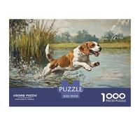 Puzzle BAigle Dog Composé De 1000 Pièces pour Adultes,Écologie Naturelle Un Jeu De Dexérité Très Difficile Puzzle Éducatif Aux Défis 70x50cm/1000pcs