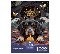 Puzzle BAigle Dog Qui Compte 1000 Pièces pour Adultes,Ciel étoilé Un Jeu De Dexérité Très Difficile Puzzle Éducatif l'art De La Décoration Moderne 38x26cm/1000pcs