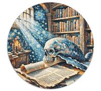 Puzzle Baleine 1000 Pièces en Voitureton pour Adultes Enfants Jeu D’activité Intérieure Puzzle Baleine Bibliothèque Cadeau Enfant Home Decor 1000pcs (67.5x67.5cm)