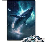 Puzzle Baleine Cosmique 1000 pièces pour Adultes, Puzzle en Carton, Jeux en Famille, soirées Amusantes, œuvre d'art décorative à Faire soi-même, Taille 38x26cm
