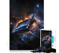 Puzzle Baleine Fantastique de 1000 pièces pour Adolescents stimule l'imagination,Assemblage Parfait,idéal pour des Moments de détente à la Maison (38x52cm)