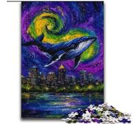 Puzzle Baleine mystérieuse pour Adultes 2000 pièces, Assemblage de Motifs, à Offrir en Cadeau à Toute la Famille, adapté aux Enfants de 14 Ans et Plus (70x100cm)