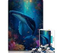 Puzzle Baleine spirituelle pour Adultes 1000 pièces, Jeu Stimulant, idéal comme Cadeau pour Toute la Famille (38x26cm)