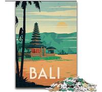 Puzzle Bali 1000 pièces, à partir de 14 Ans Chaque pièce est Unique Un Jeu Amusant et Stimulant pour Toute la Famille 50x75cm