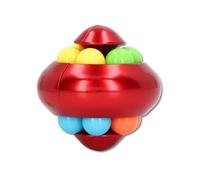 Puzzle Balle rotative en Alliage d'aluminium, Jeu de Coordination Main-œil, soulagement du Stress & Concentration, Jouet éducatif pour Adolescents & Enfants, Surface Lisse Durable